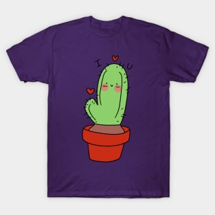 I Heart U Cactus T-Shirt